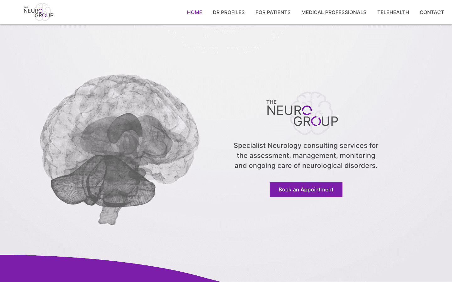 The Neuro Group website screenshot